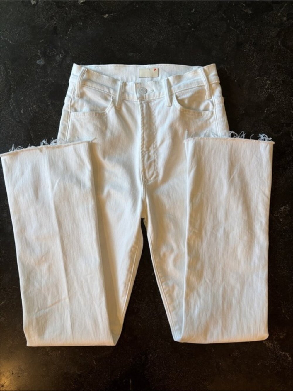 MOTHER The Hustler Ankle Fray Jeans – Fairest Of Them All – Size 25 NEW